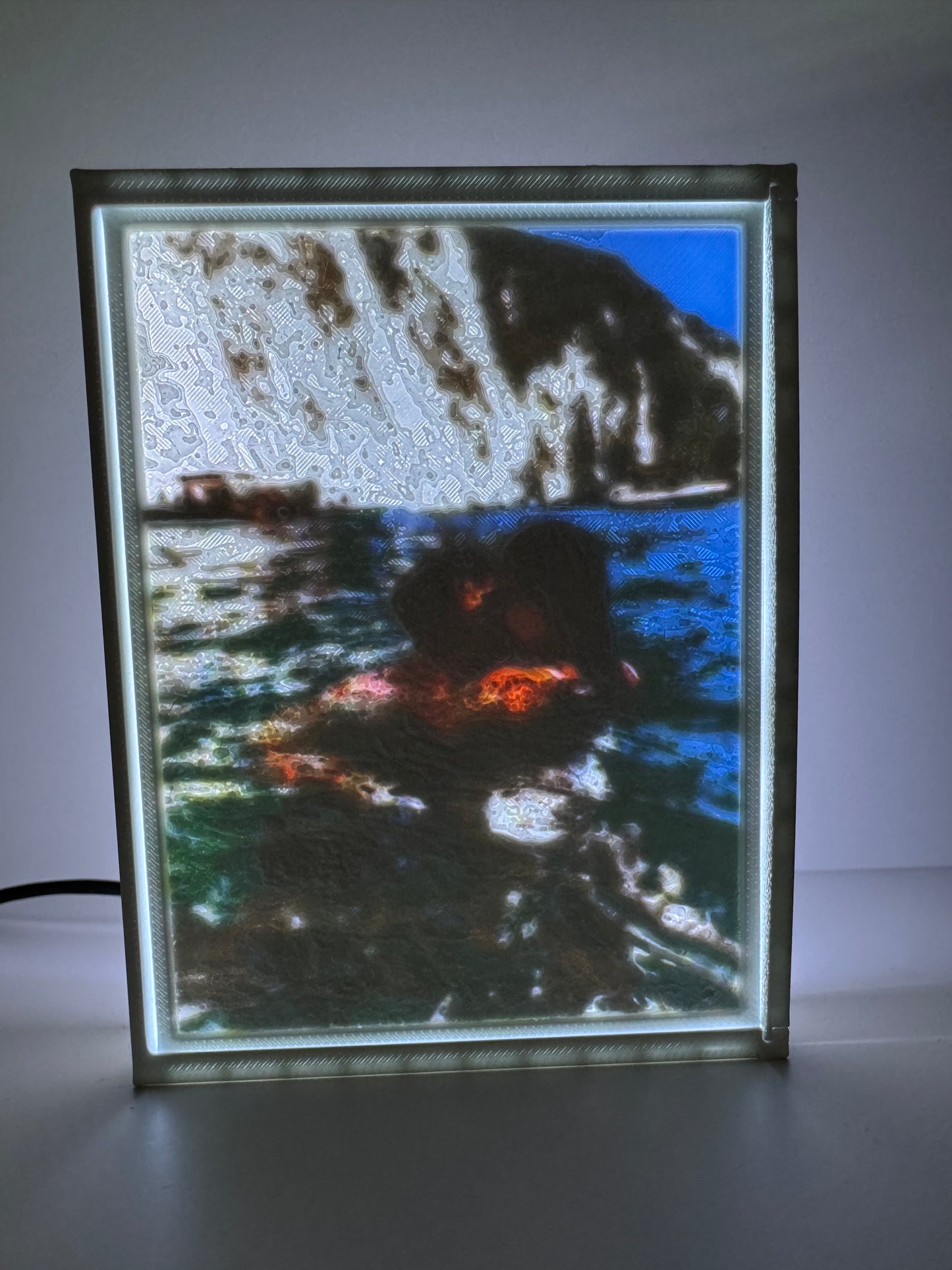 Magia Światła Twoich Wspomnień - Personalizowany Litofan 3D ze Zdjęcia